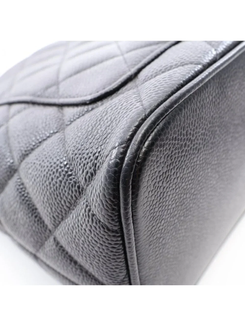 Chanel Tote Bag Reissue Black Caviar Leather